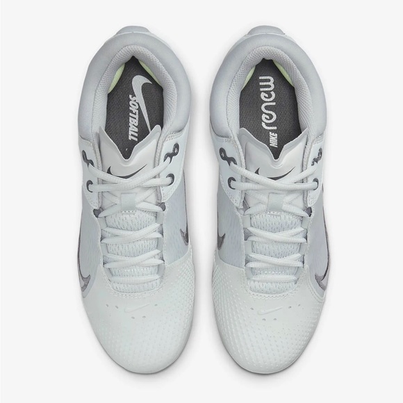 Nike HyperDiamond 4 React Women’s Gray Softball Cleats Size 9 - CZ5917-004 NEW - Picture 5 of 9